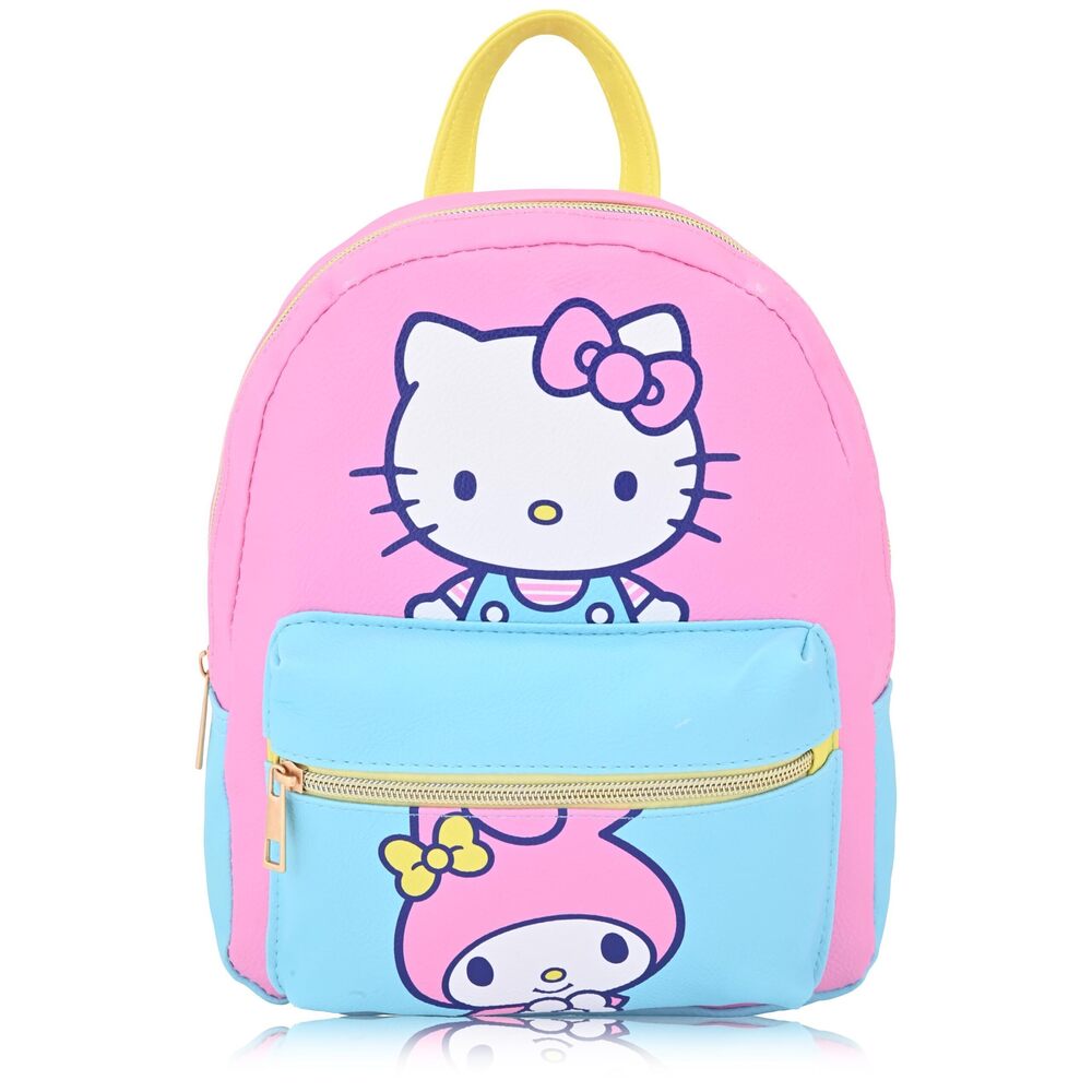 7105 Sanrio Hello Kitty Mini Backpack for Kids & Adults | 10" PU Leather